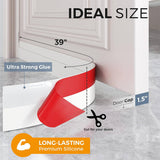 Door Draft Stopper Under Door Seal（2" W x 39" L）